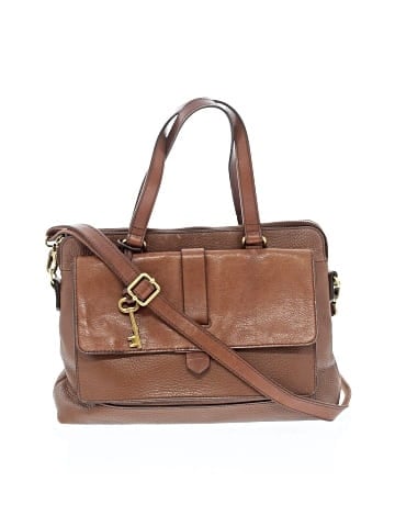 Fossil Leather Satchel (view 1)