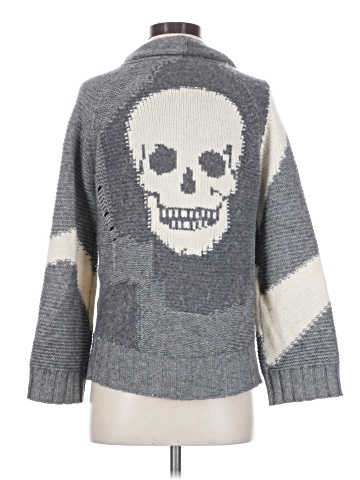 Skull Cashmere Cardigan (view 2)