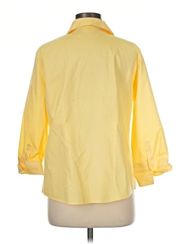 Chico's 3/4 Sleeve Button-Down Shirt (view 2)