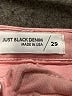 Just Black Pink Jeans Size 29 waist - photo 7
