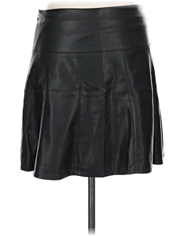 Ann Taylor Faux Leather Skirt (view 2)