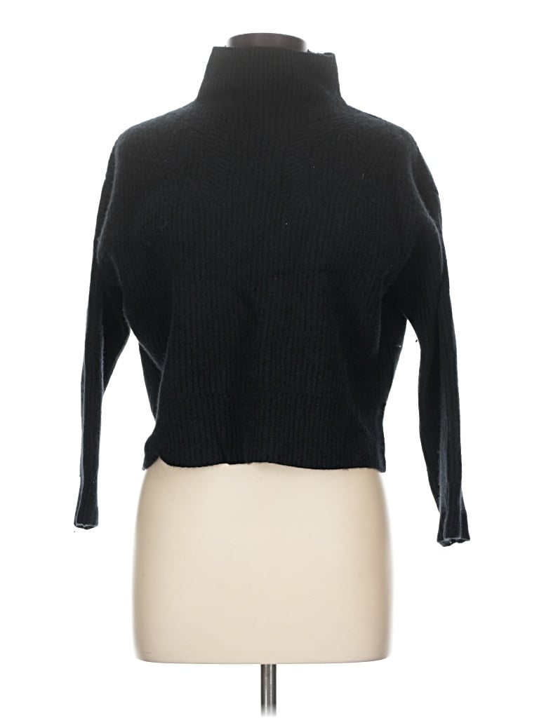 Pre-owned Aqua Turtleneck Sweater In Black