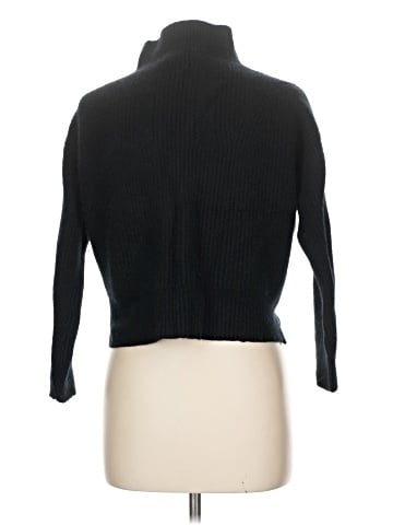 Aqua Turtleneck Sweater (view 2)
