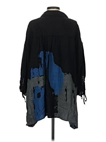 Patrizia Luca 3/4 Sleeve Button-Down Shirt (view 2)