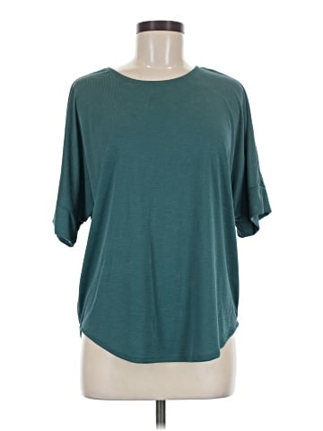 Green Envelope Short Sleeve Top (view 1)