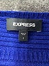 Express Color Block Blue Pullover Sweater Size S - photo 7