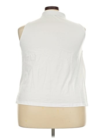 J.Crew Factory Store Sleeveless Button-Down Shirt (view 2)