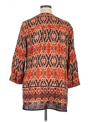 Jones New York Collection 3/4 Sleeve Silk Top (view 2)