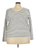 Gap Silver Long Sleeve Top Size XXL - photo 1