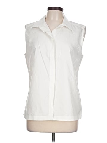 Coldwater Creek Sleeveless Button-Down Shirt (view 1)