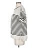 Max Studio Stripes Silver Short Sleeve T-Shirt Size S - photo 5