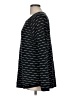 Karen Scott 100% Cotton Stripes Black Pullover Sweater Size M - photo 5