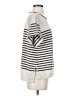 Max Studio Stripes Silver Short Sleeve T-Shirt Size S - photo 4