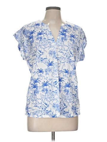 Bobeau Short Sleeve Blouse (view 1)