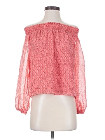 Intermix 3/4 Sleeve Silk Top (view 1)