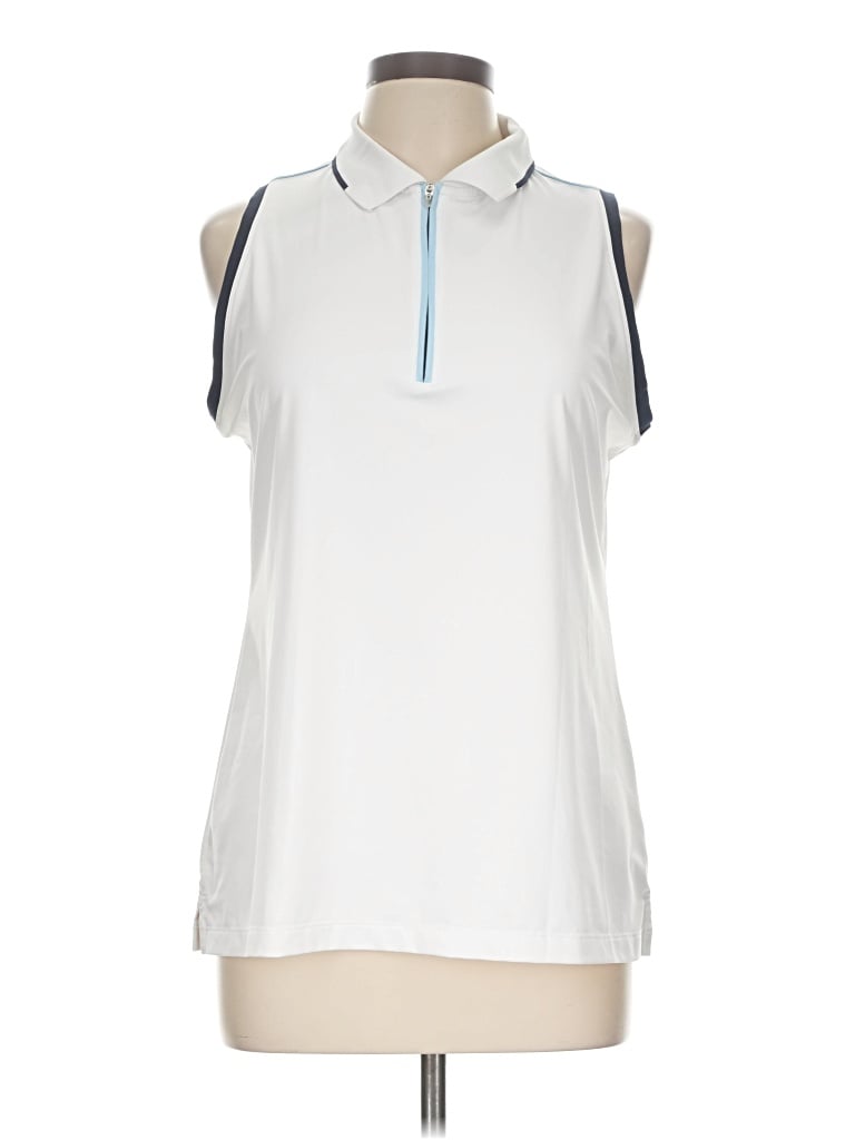 Pre-owned Peter Millar Sleeveless T-shirt In Silver
