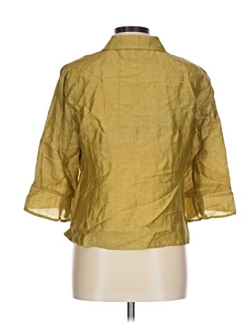 Jones New York Signature 3/4 Sleeve Button-Down Shirt (view 2)