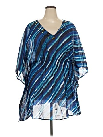 Jones New York Short Sleeve Blouse (view 1)