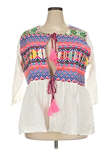 Velzera 3/4 Sleeve Blouse (view 1)