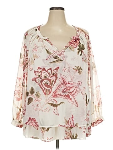 Lucky Brand 3/4 Sleeve Blouse (view 1)