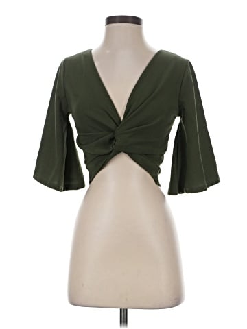 Charlotte Russe 3/4 Sleeve Top (view 1)