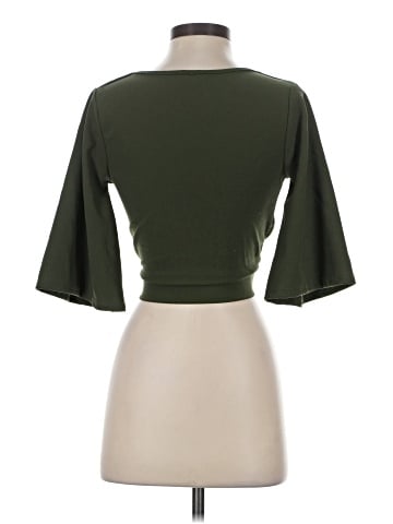Charlotte Russe 3/4 Sleeve Top (view 2)
