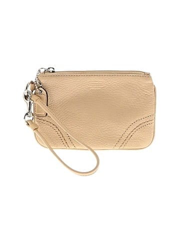 Coach Factory Leather Wristlet (view 1)
