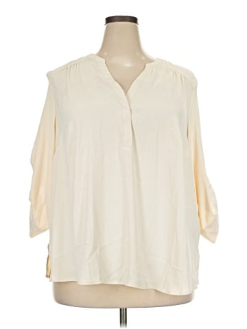 Torrid 3/4 Sleeve Blouse (view 1)