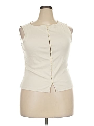 a.n.a. A New Approach Sleeveless Blouse (view 1)
