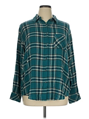 Lane Bryant Long Sleeve Button-Down Shirt (view 1)