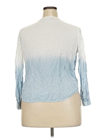 Ultra Pink 3/4 Sleeve Blouse (view 2)