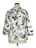 Talbots Print Ivory 3/4 Sleeve Blouse Size 16 - photo 1