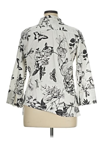 Talbots 3/4 Sleeve Blouse (view 2)