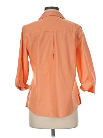Chico's 3/4 Sleeve Button-Down Shirt (view 2)