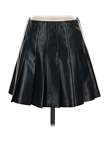 Alice + Olivia Faux Leather Skirt (view 1)
