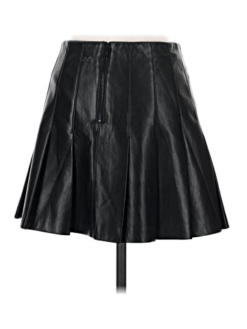 Alice + Olivia Faux Leather Skirt (view 2)