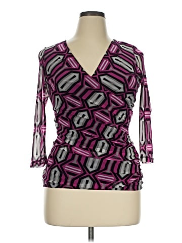 INC International Concepts 3/4 Sleeve Top (view 1)
