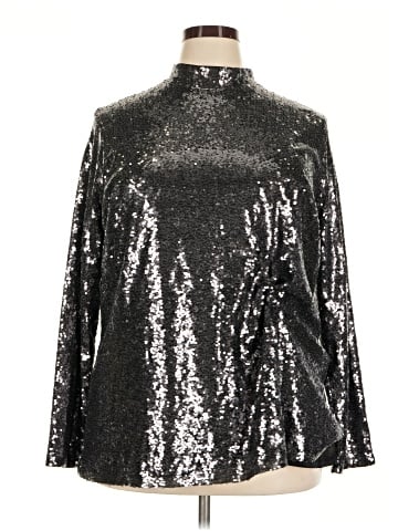 Lane Bryant Long Sleeve Blouse (view 1)
