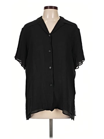 Gloria Vanderbilt Short Sleeve Silk Top (view 1)