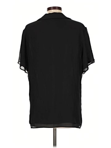 Gloria Vanderbilt Short Sleeve Silk Top (view 2)