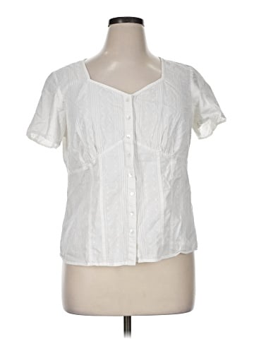 Lane Bryant Short Sleeve Blouse (view 1)