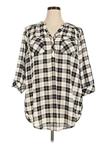 Torrid 3/4 Sleeve Blouse (view 1)