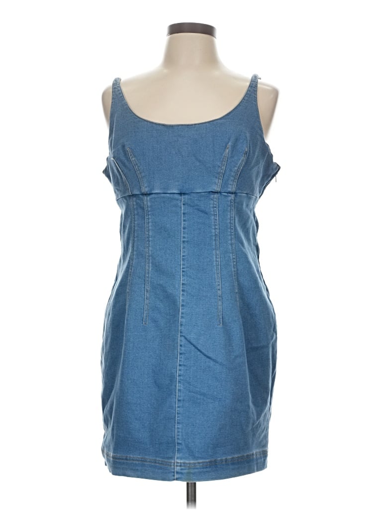 Pre-owned No Boundaries Casual Dress In Blue