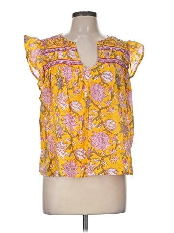 Velvet by Graham & Spencer Short Sleeve Blouse (view 1)