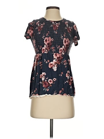 Rewind Short Sleeve Blouse (view 1)