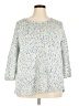 Talbots Marled Ivory Blue Pullover Sweater Size 2X - photo 1