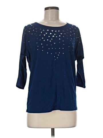 August Silk 3/4 Sleeve Top (view 1)