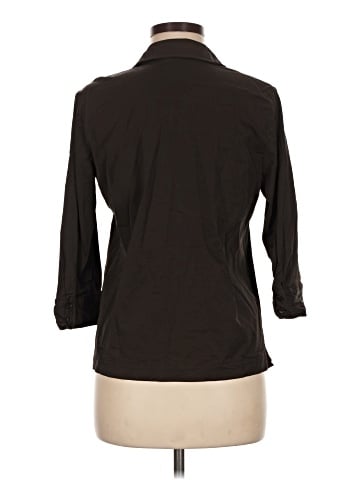 Zara 3/4 Sleeve Button-Down Shirt (view 2)