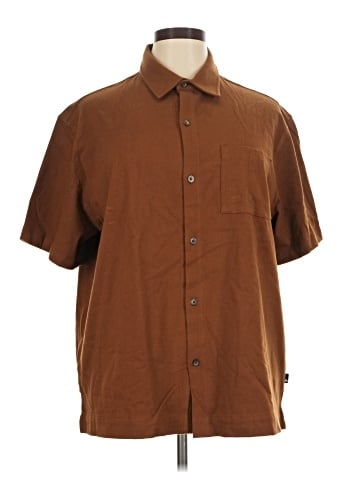 American Giant Short Sleeve Button-Down Shirt (view 1)