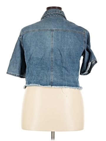 No Boundaries Denim Vest (view 2)